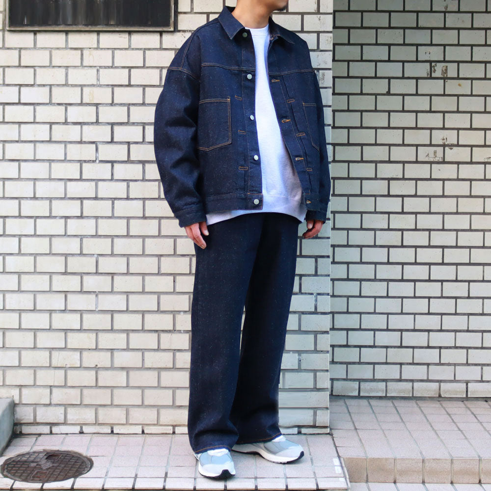 WIDE STRAIGHT KIMONO DENIM