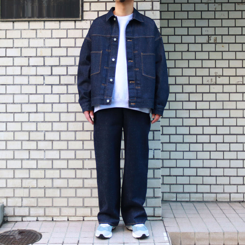 WIDE STRAIGHT KIMONO DENIM