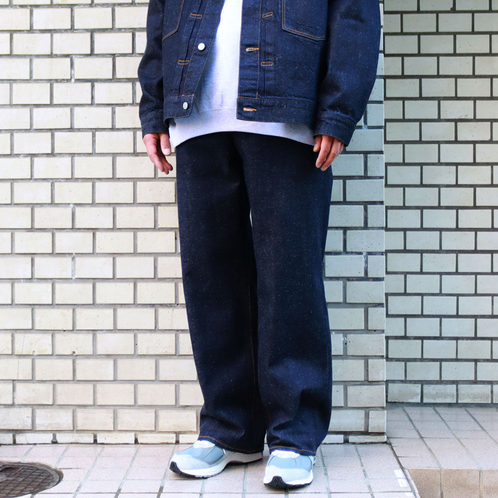 WIDE STRAIGHT KIMONO DENIM