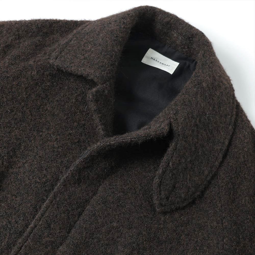 FLYING MAN JACKET ALPACA LOOP TWEED