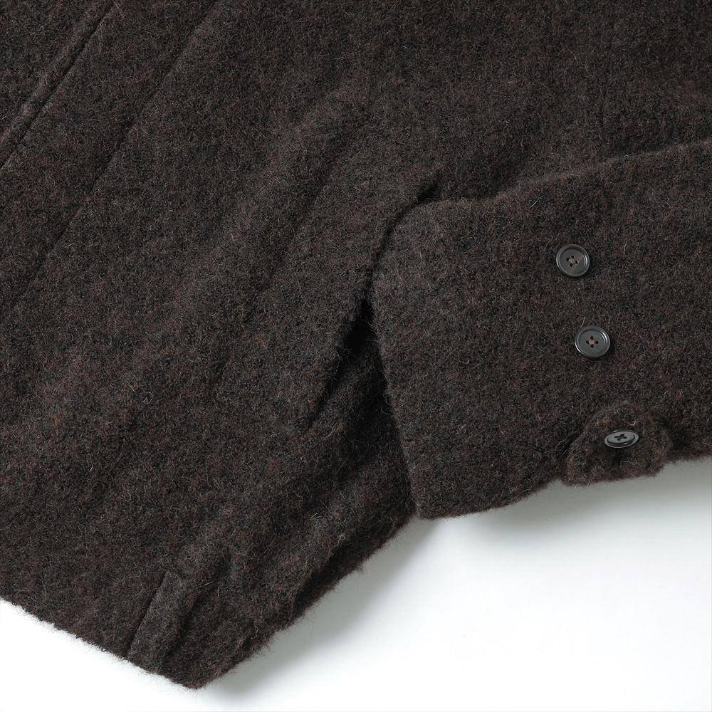 FLYING MAN JACKET ALPACA LOOP TWEED