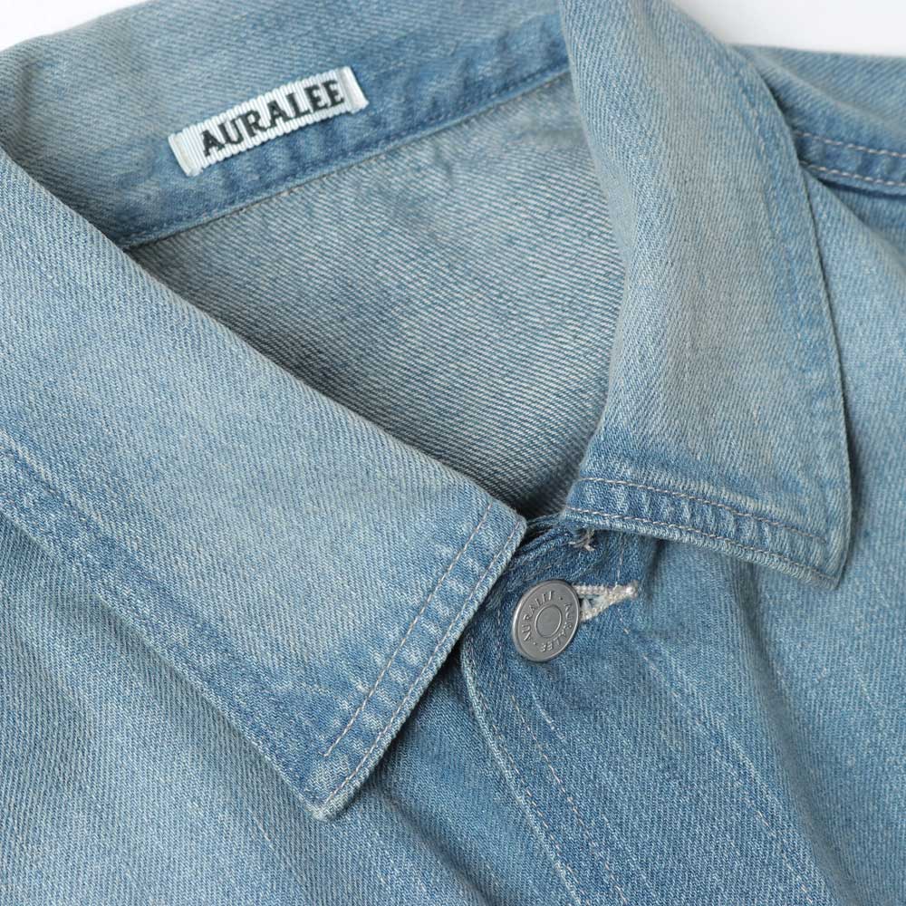 SELVEDGE FADED LIGHT DENIM BLOUSON