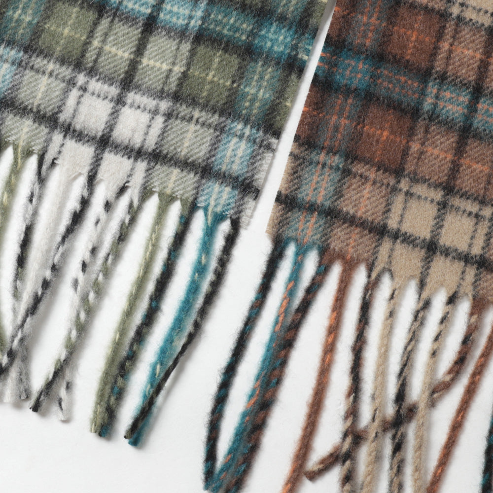 CASHMERE CHECK LONG STOLE