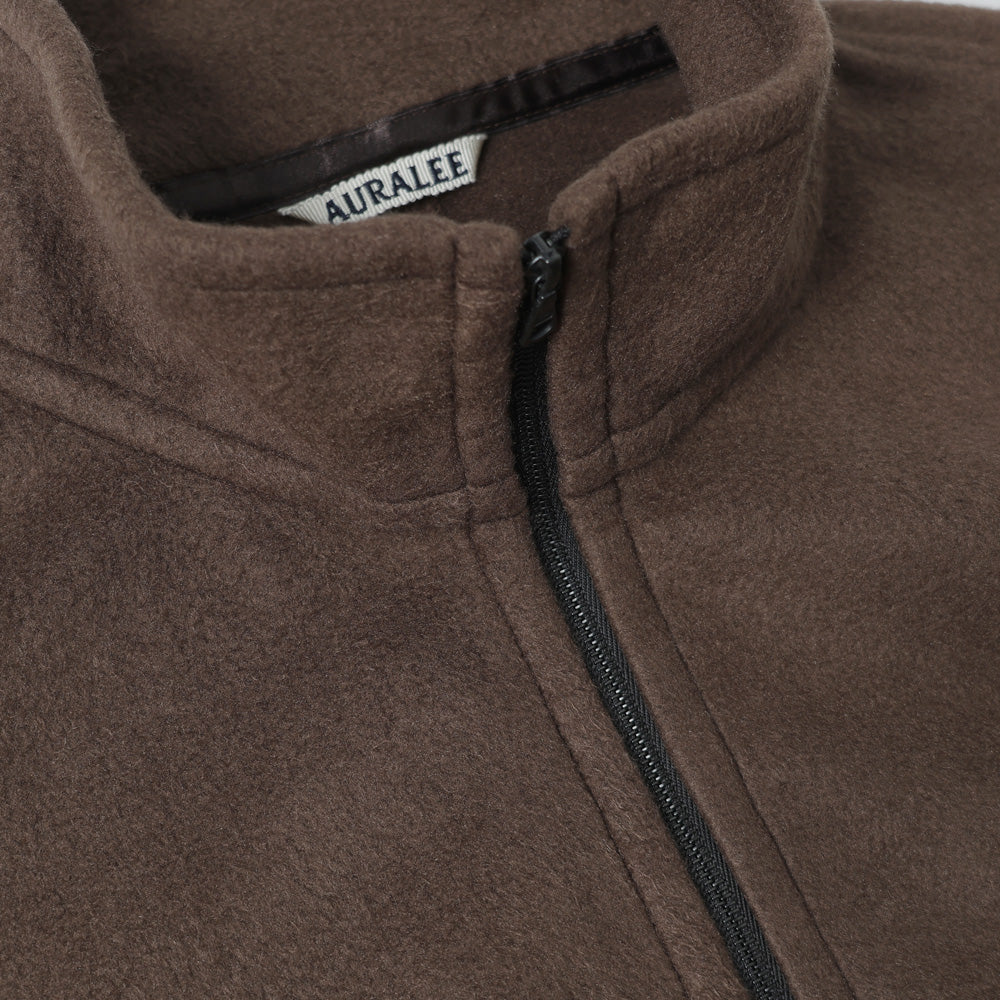 PURE SILK COMFORT FLEECE HALF ZIP P/O