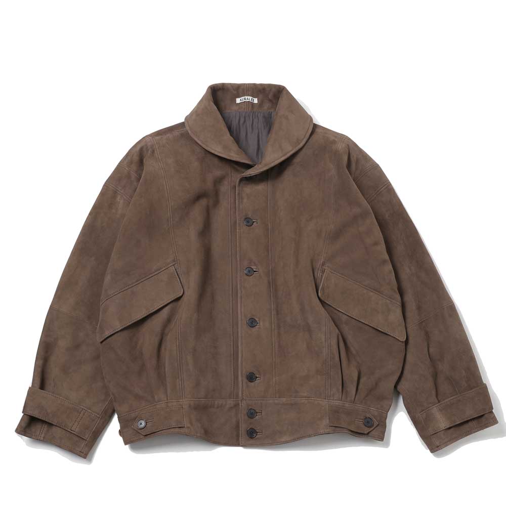 AURALEE SILKY GRAIN SUEDE BLOUSON (A26SB01SG) | AURALEE / JACKET