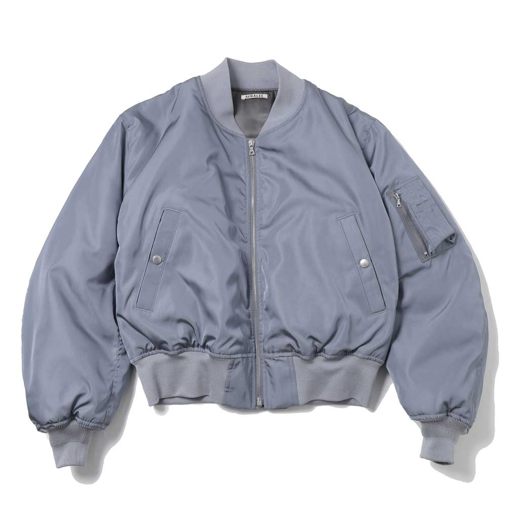 AURALEE HIGH DENSITY SILK TWILL FLIGHT BLOUSON (A26SB01AR