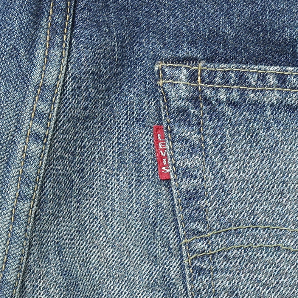 綿デニム 製品加工 Levi's Wネーム P218