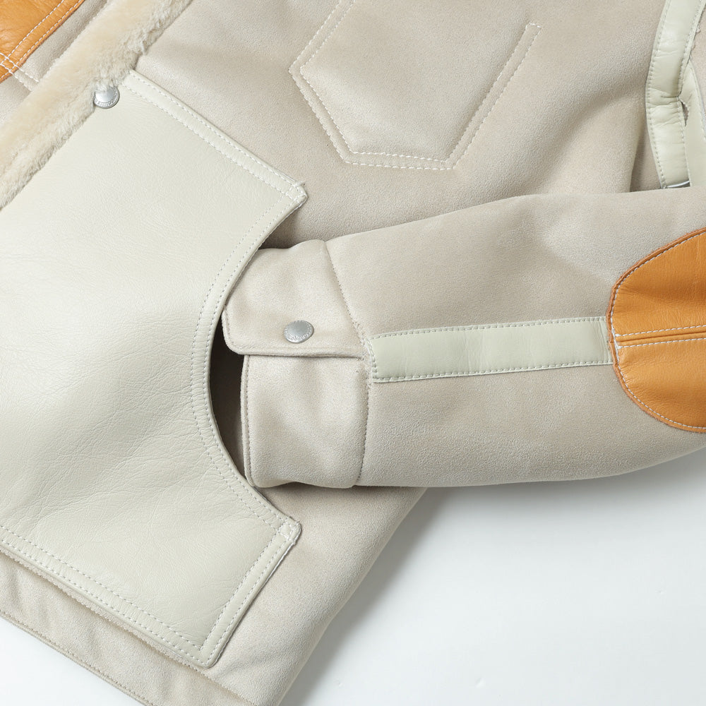 エステルボアムートン×レザー J025