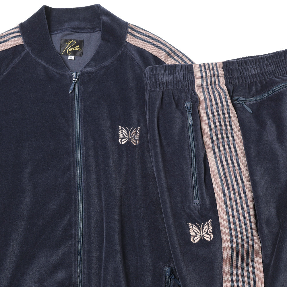 Boot-Cut Track Pant - C/PE Velour