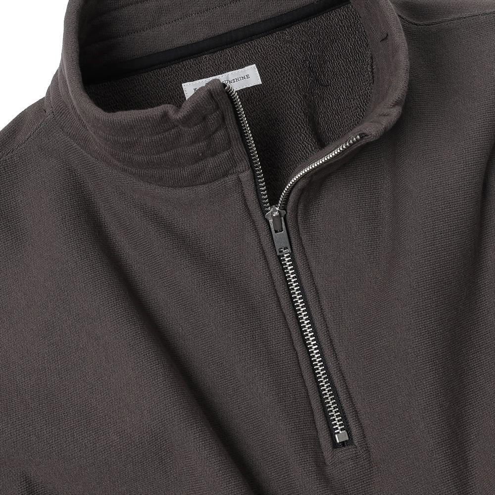 Zipper High Neck Pullover