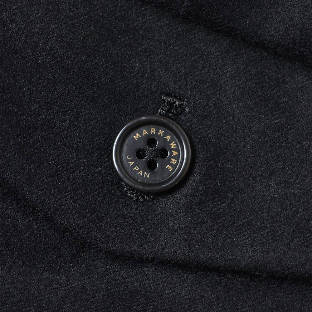 DOUBLE PLEATED WIDE TROUSERS ORGANIC WOOL FLANNEL