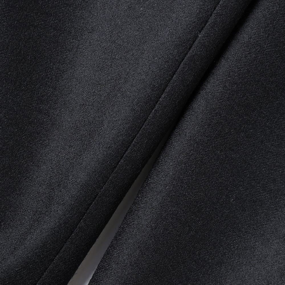 DOUBLE PLEATED WIDE TROUSERS ORGANIC WOOL FLANNEL
