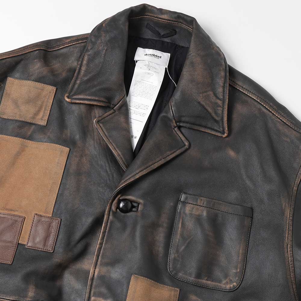 PATCHWORK LEATHER JACKET