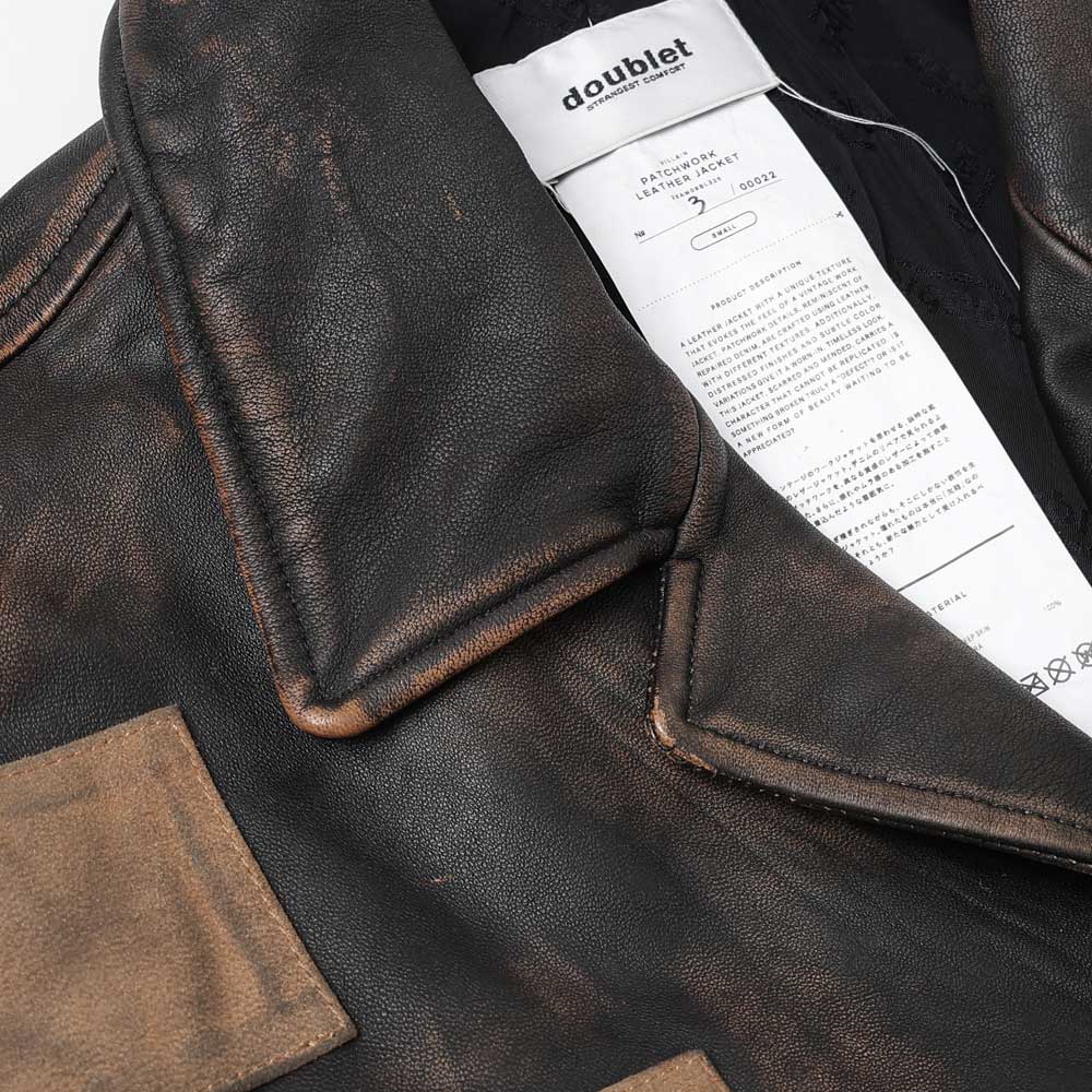 PATCHWORK LEATHER JACKET