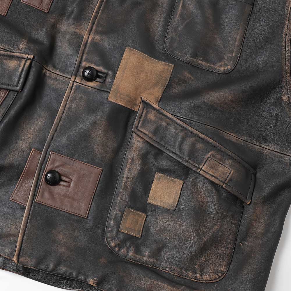 PATCHWORK LEATHER JACKET