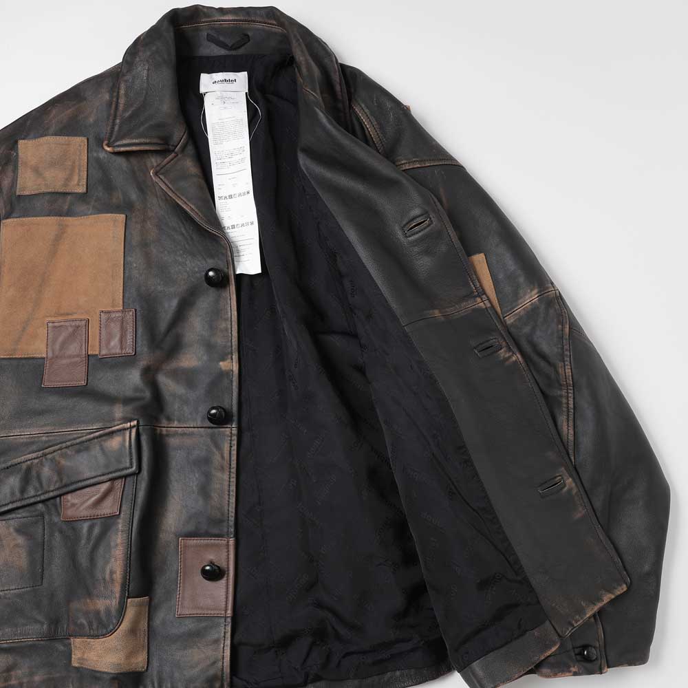 PATCHWORK LEATHER JACKET