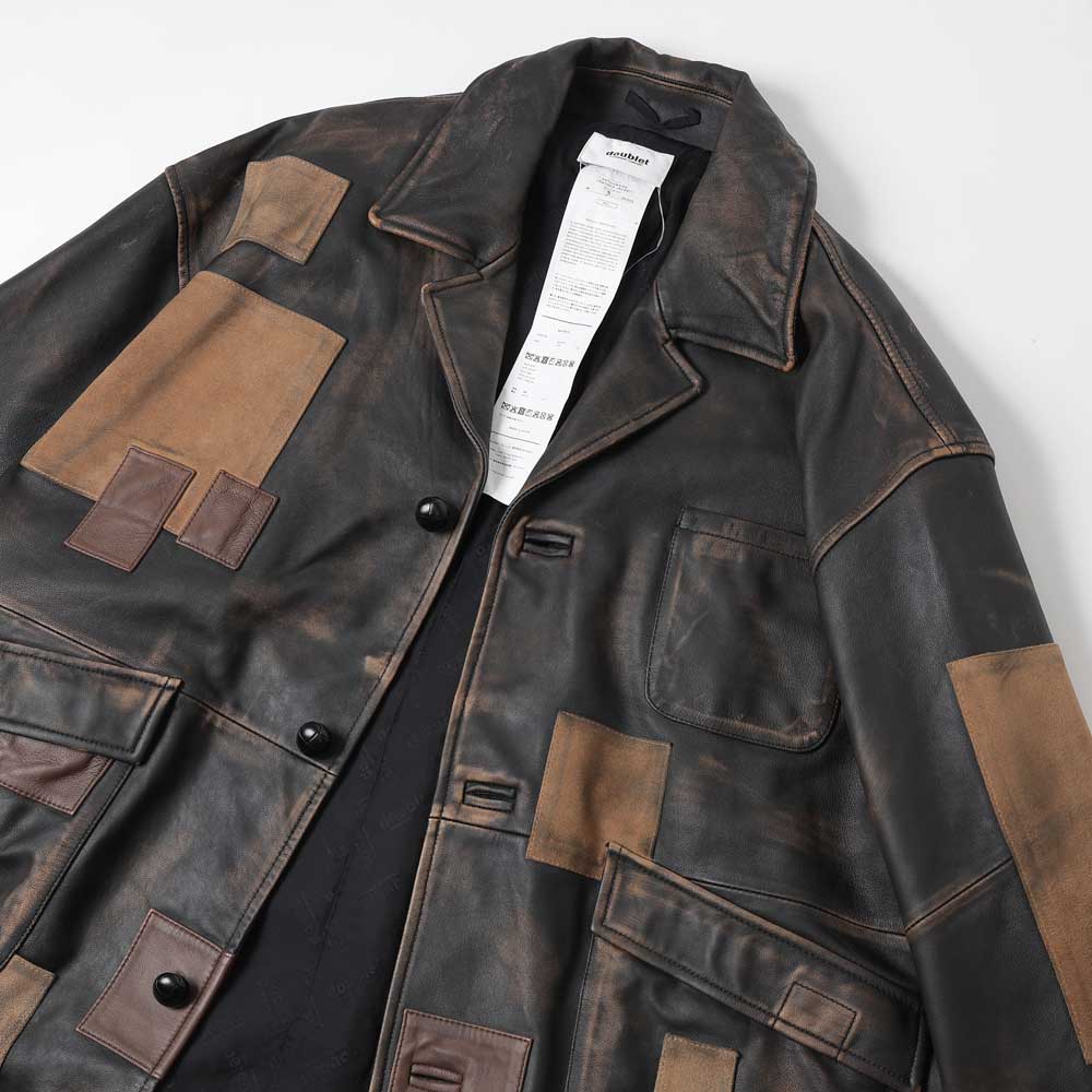 PATCHWORK LEATHER JACKET