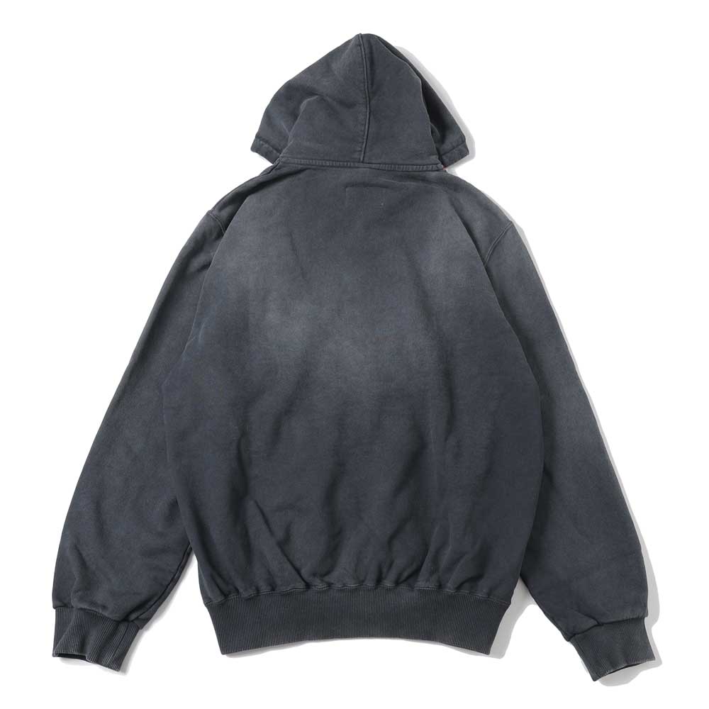 EMBROIDERED CHAIN ZIP-UP HOODIE
