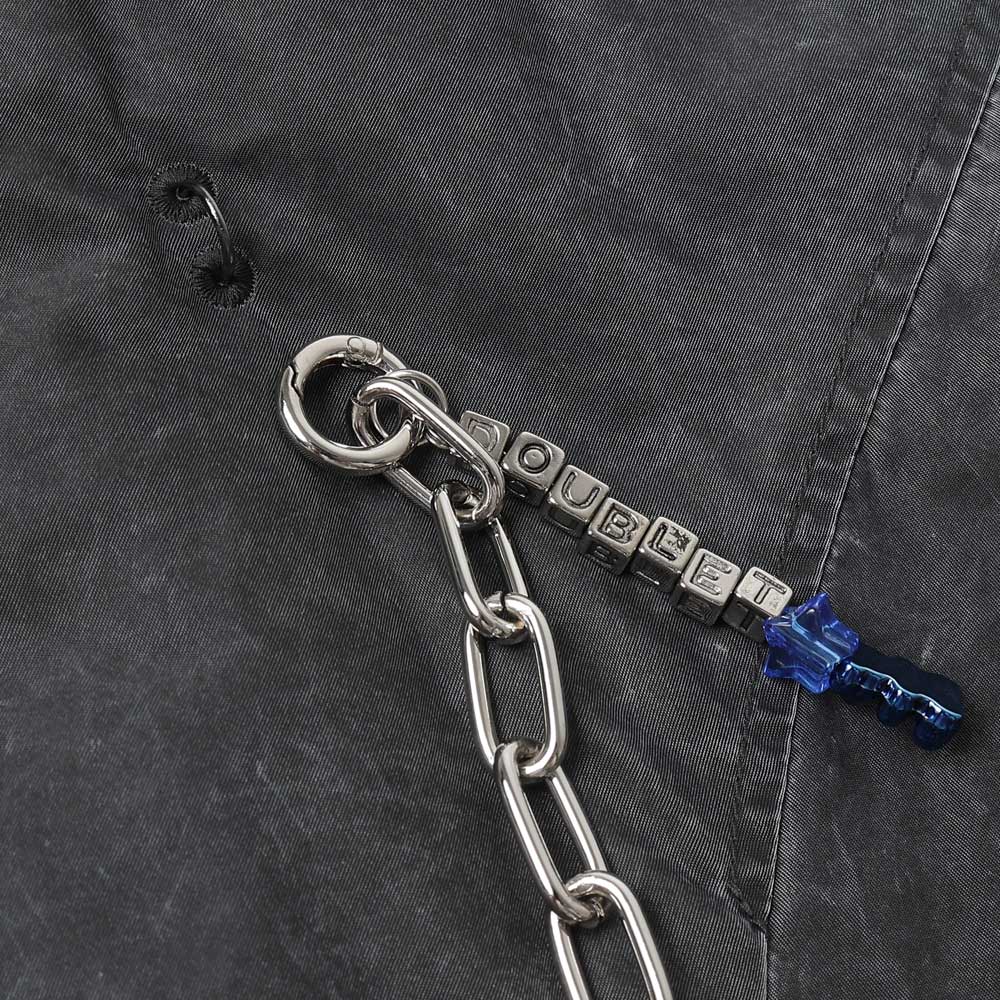KEY CHAIN DECORATED BOMBER JACKET