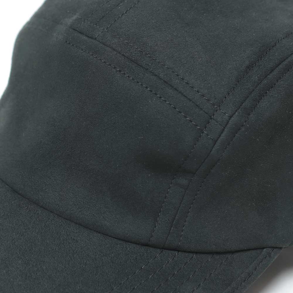 LONGBRIM JET CAP(BLACK SUEDE)