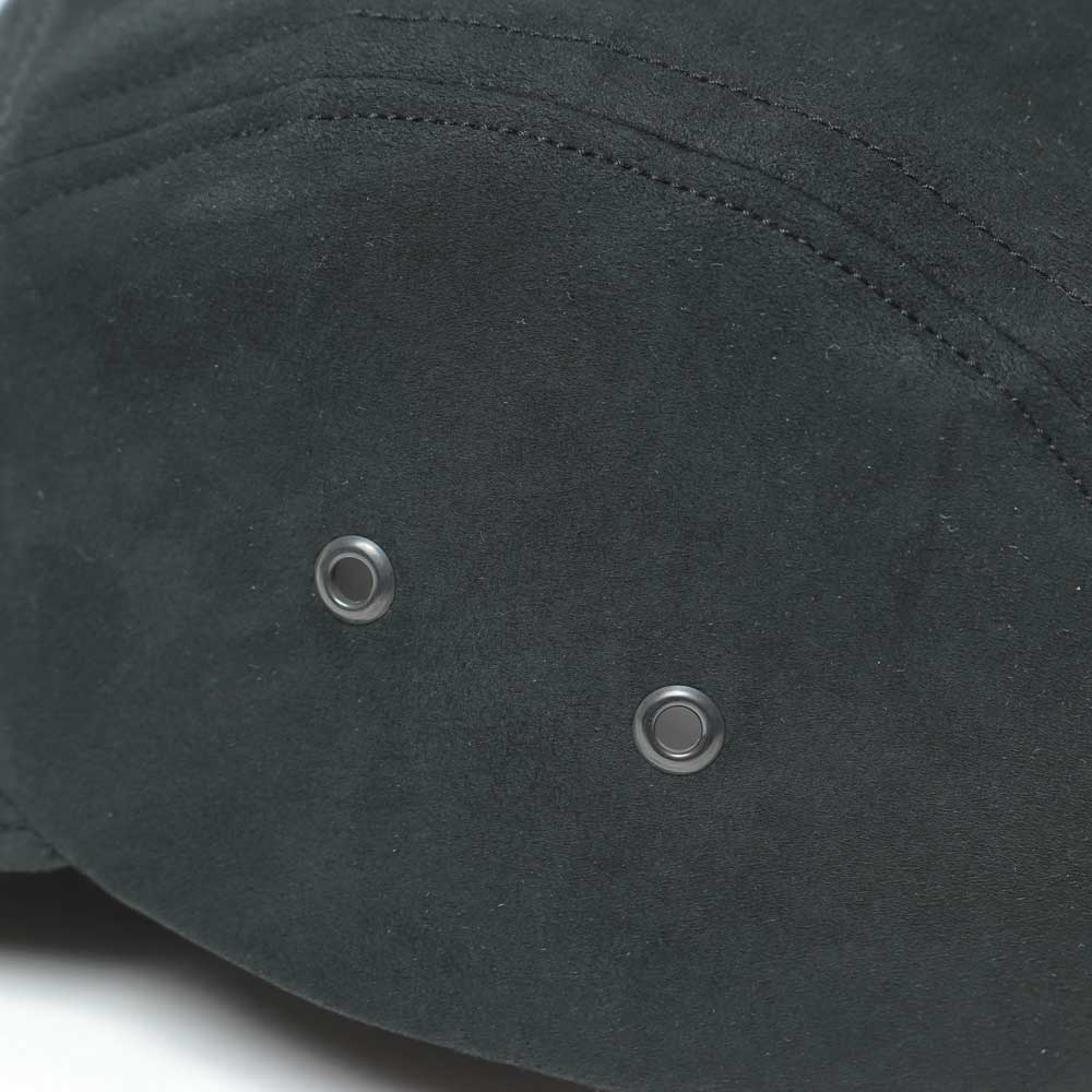 LONGBRIM JET CAP(BLACK SUEDE)