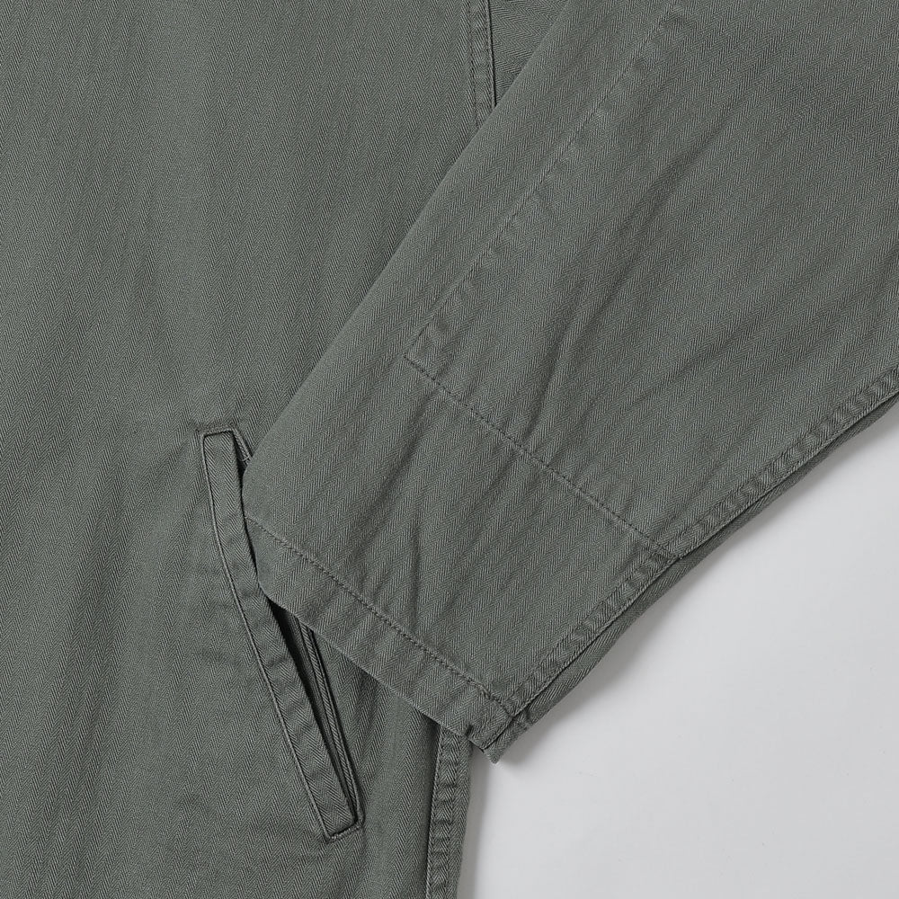 HERRINGBONE ZIP JACKET