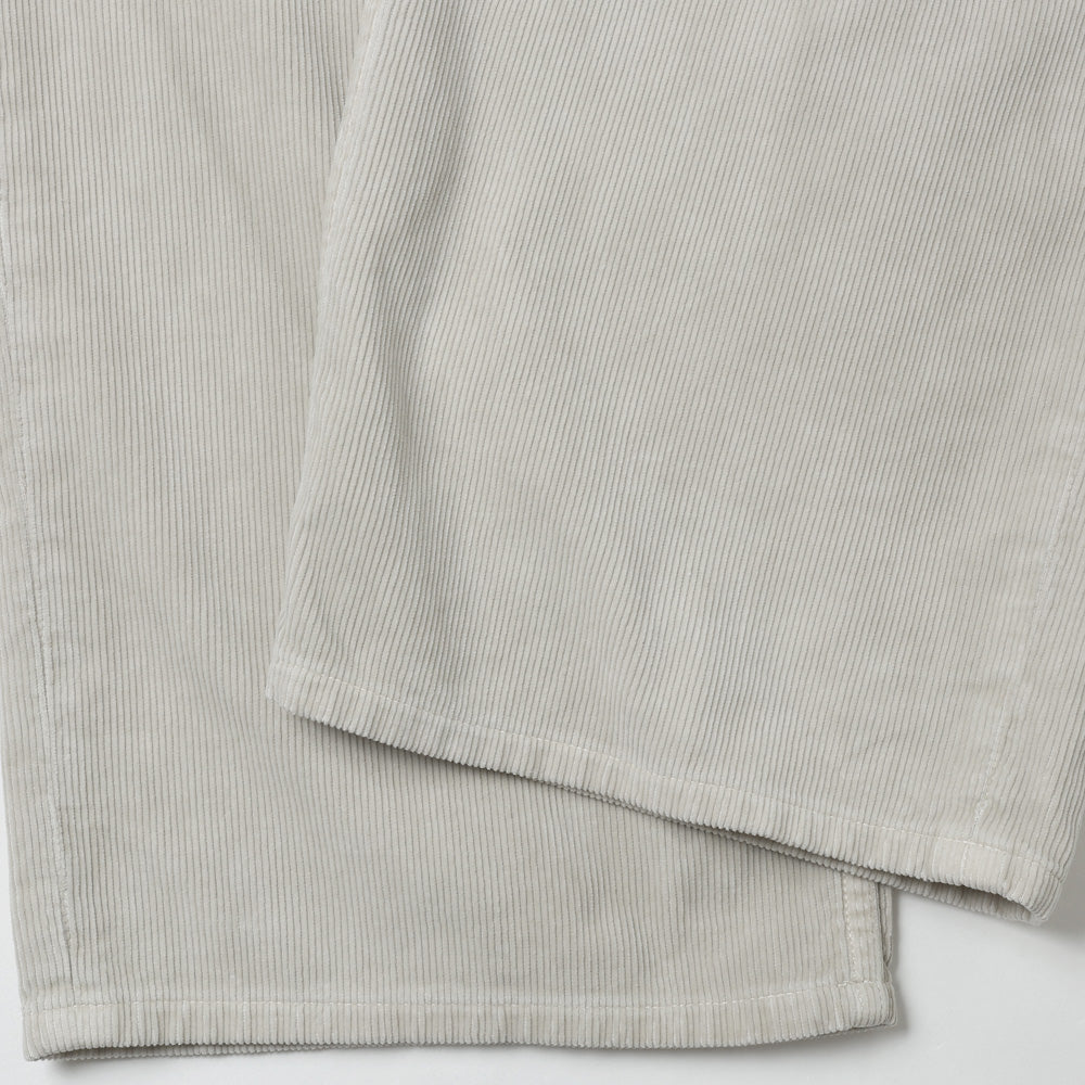 GARMENT-DYED FINX CORDUROY 5P WIDE PANTS