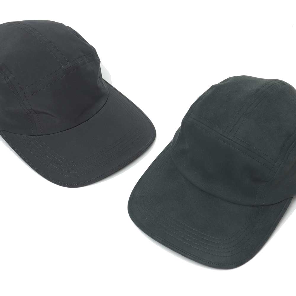 LONGBRIM JET CAP (BLACK SUEDE)