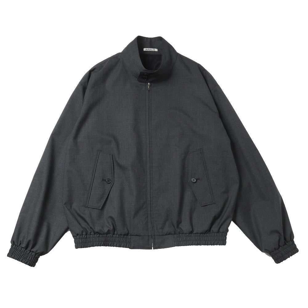 AURALEE) ULTRA FINE TROPICAL WOOL ZIP BLOUSON (A26SB01MT