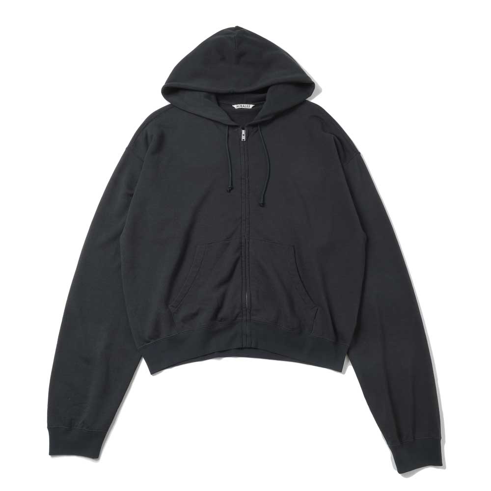 AURALEE(オーラリー) HIGH TWIST LIGHT SWEAT ZIP PARKA A26SP01MU