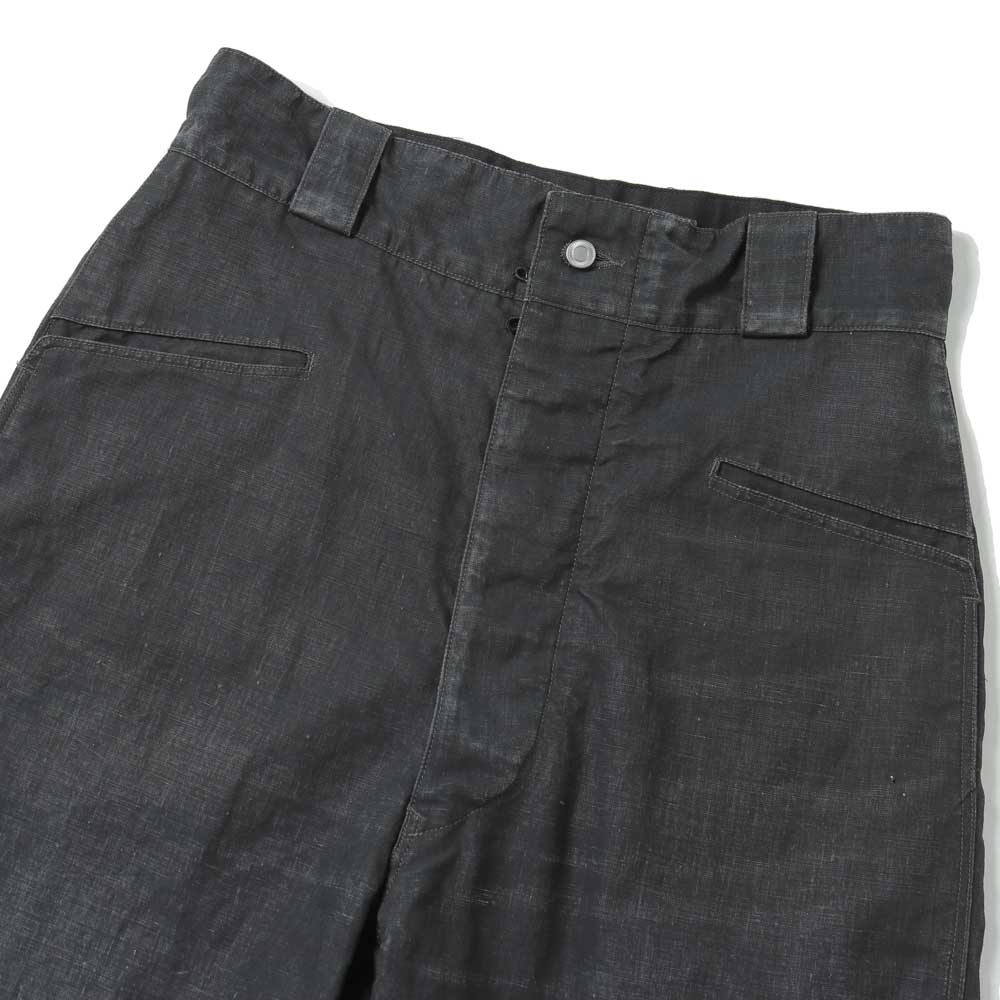Vintage Black Linen Trousers