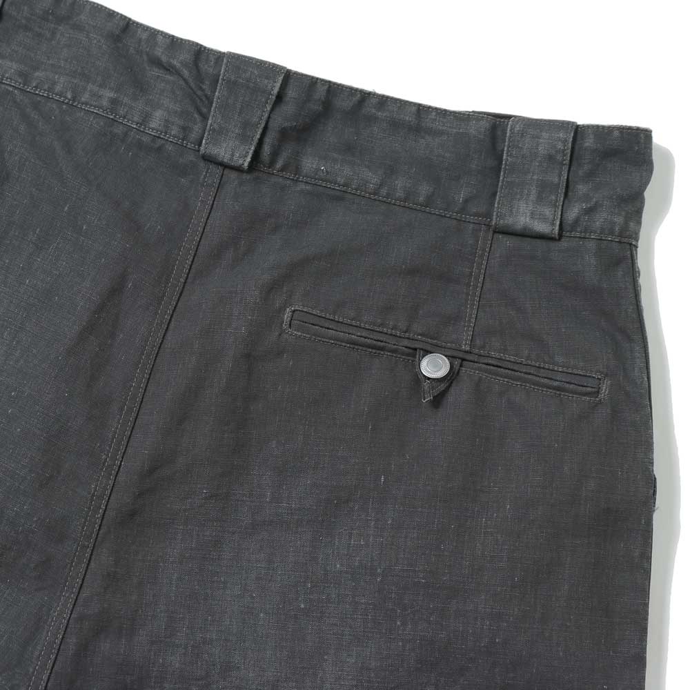 Vintage Black Linen Trousers