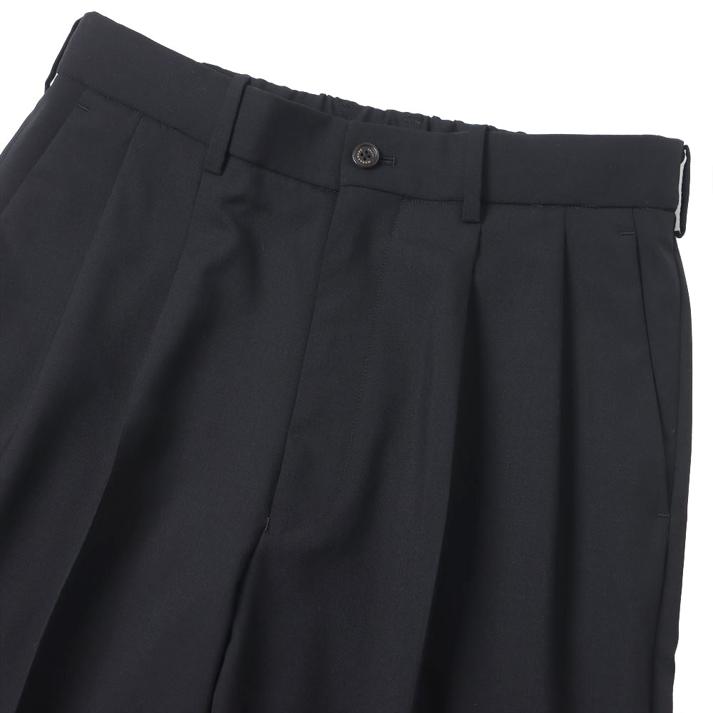 CLASSIC FIT DOUBLE PLEATED TROUSERS ORGANIC WOOL 2/80 TROPICAL