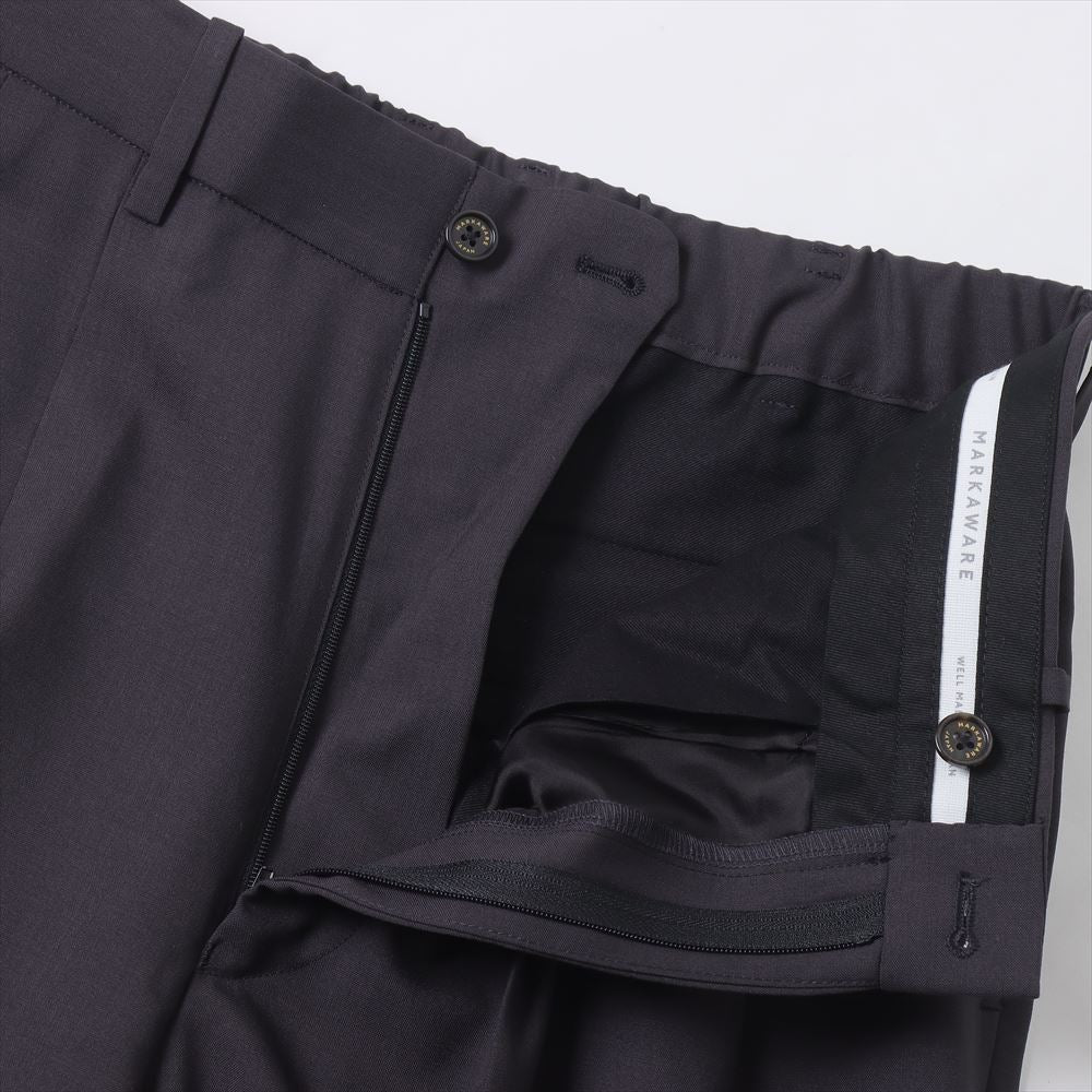 CLASSIC FIT DOUBLE PLEATED TROUSERS ORGANIC WOOL 2/80 TROPICAL