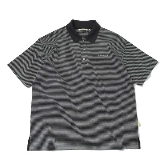 Multi Striped Polo Collar S/S Tee