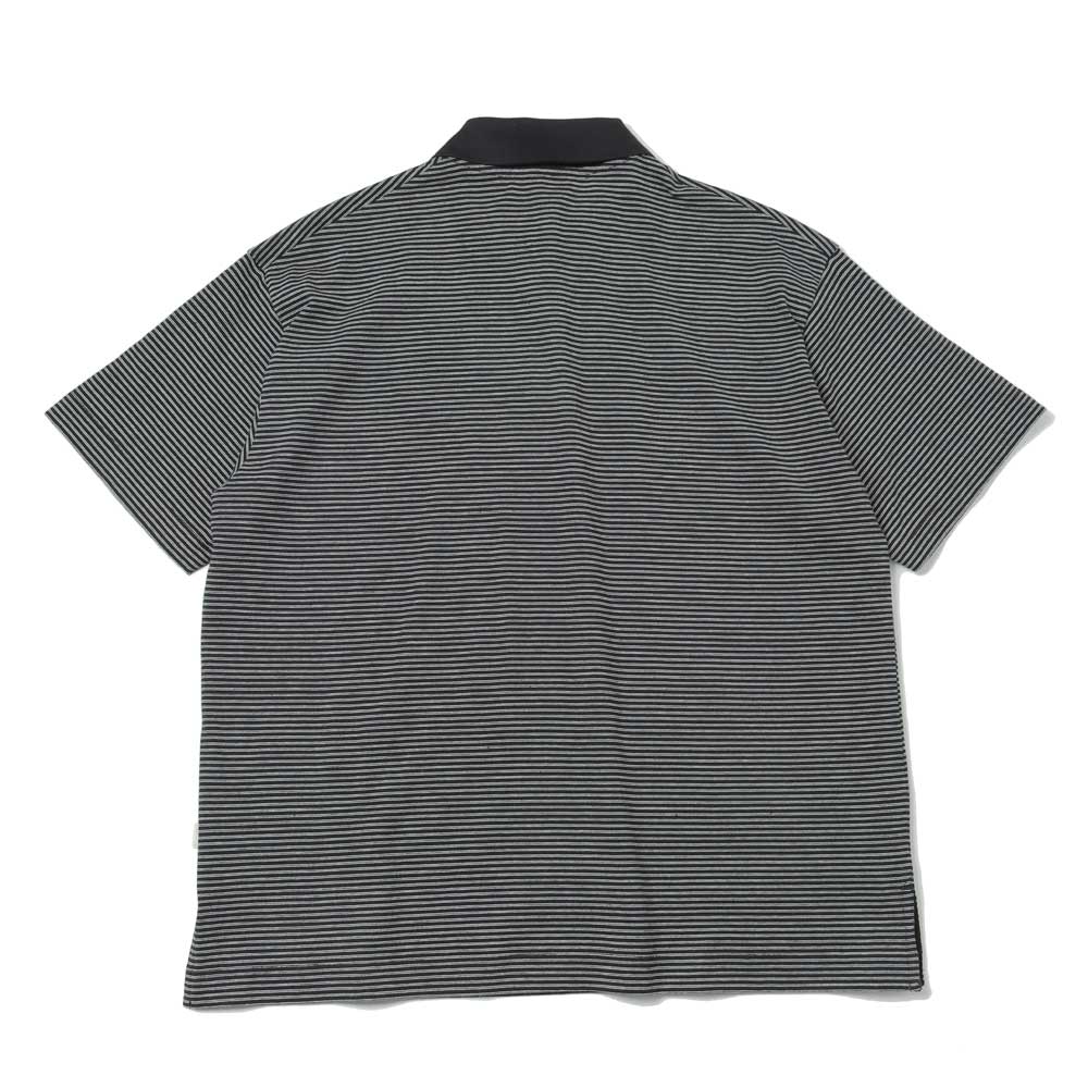 Multi Striped Polo Collar S/S Tee