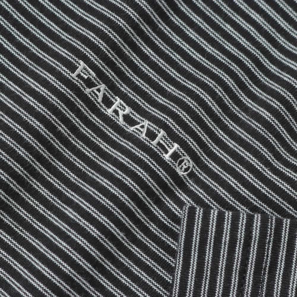 Multi Striped Polo Collar S/S Tee