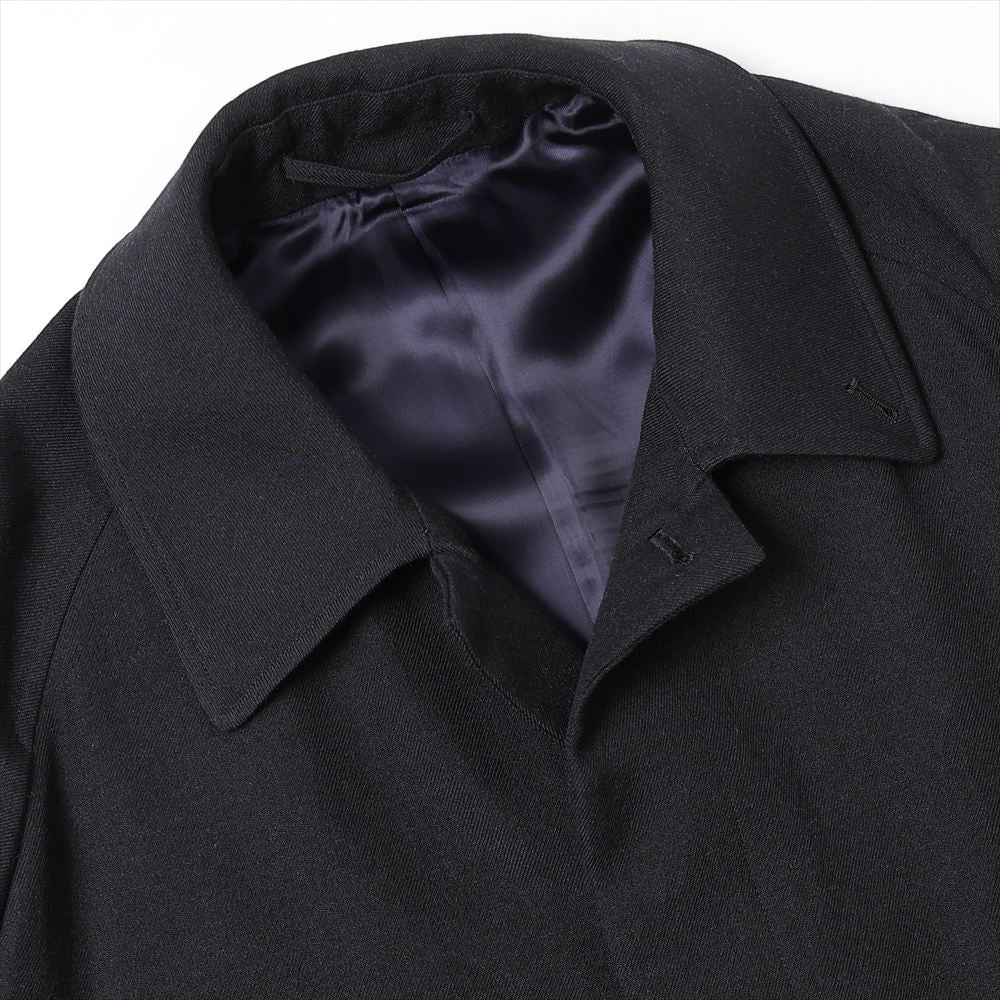 RAGLAN SLEEVE COAT TUMBLED WOOL SERGE