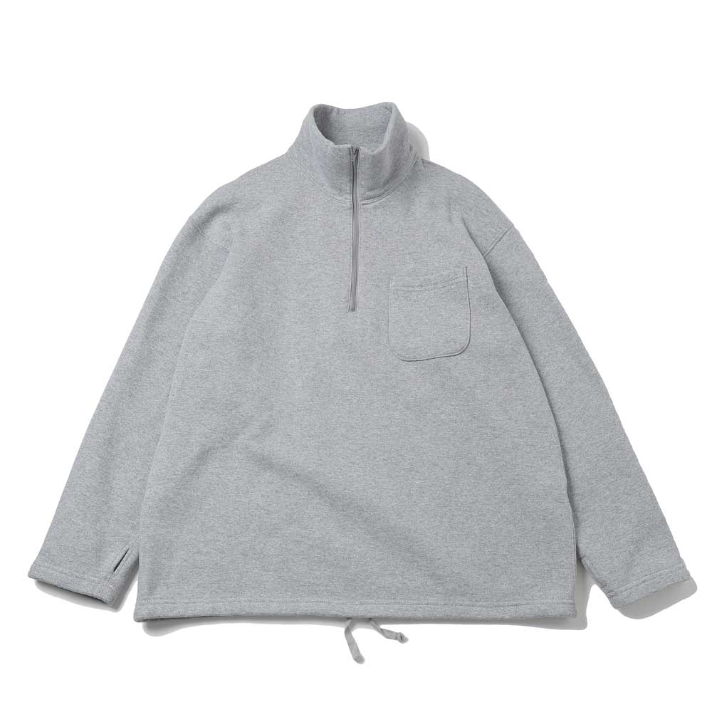 Zip Mock Neck - 12oz Cotton Fleece