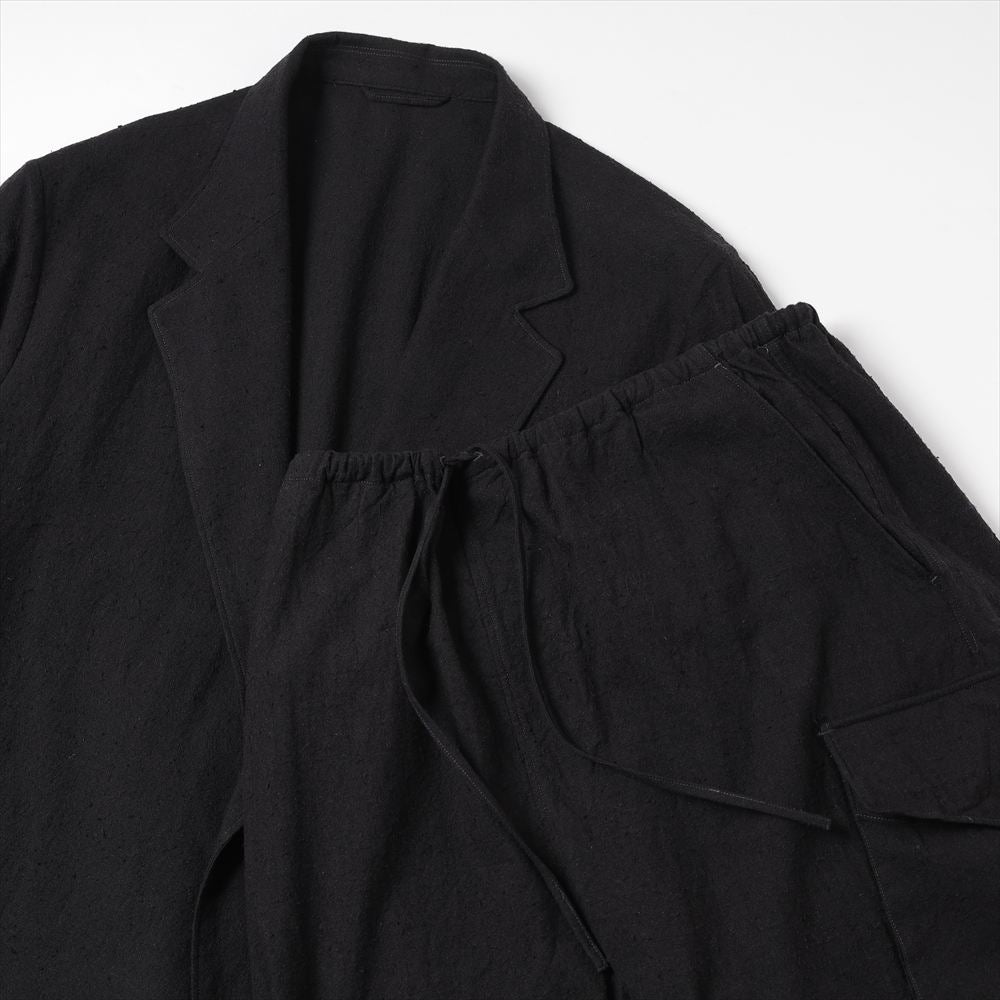 Silk/Cotton Nep Cardigan Jacket