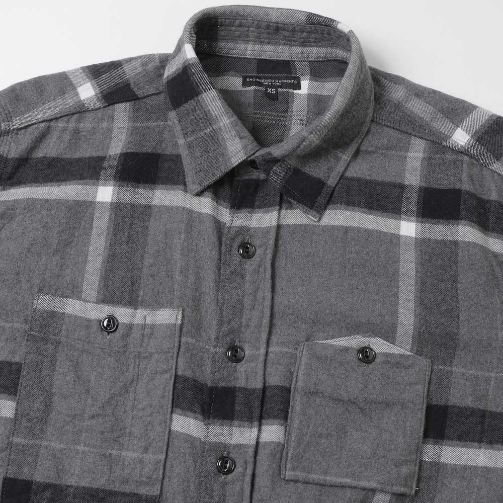 Work Shirt - Cotton Brushed Big Plaid