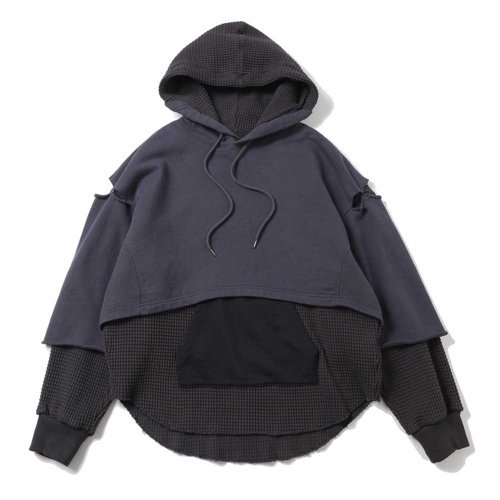FACETASM(ファセッタズム)LAYERED HOODIE (MYK-SW-03) | FACETASM
