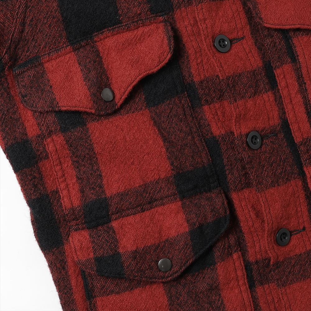 Wool check product shrunken FILSON W name J009