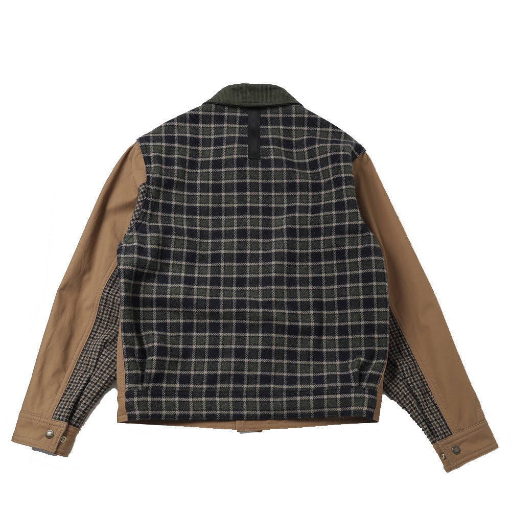 Cotton Oxford x Wool Nylon Check Filson Double Name