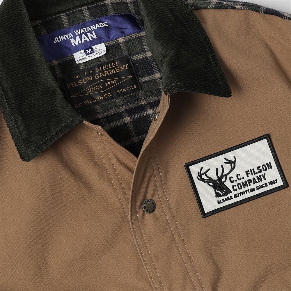 Cotton Oxford x Wool Nylon Check Filson Double Name