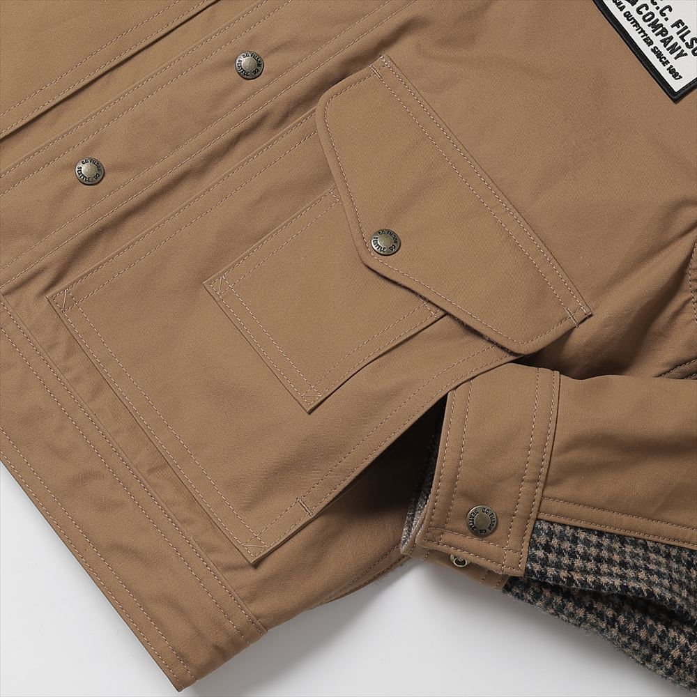 Cotton Oxford x Wool Nylon Check Filson Double Name