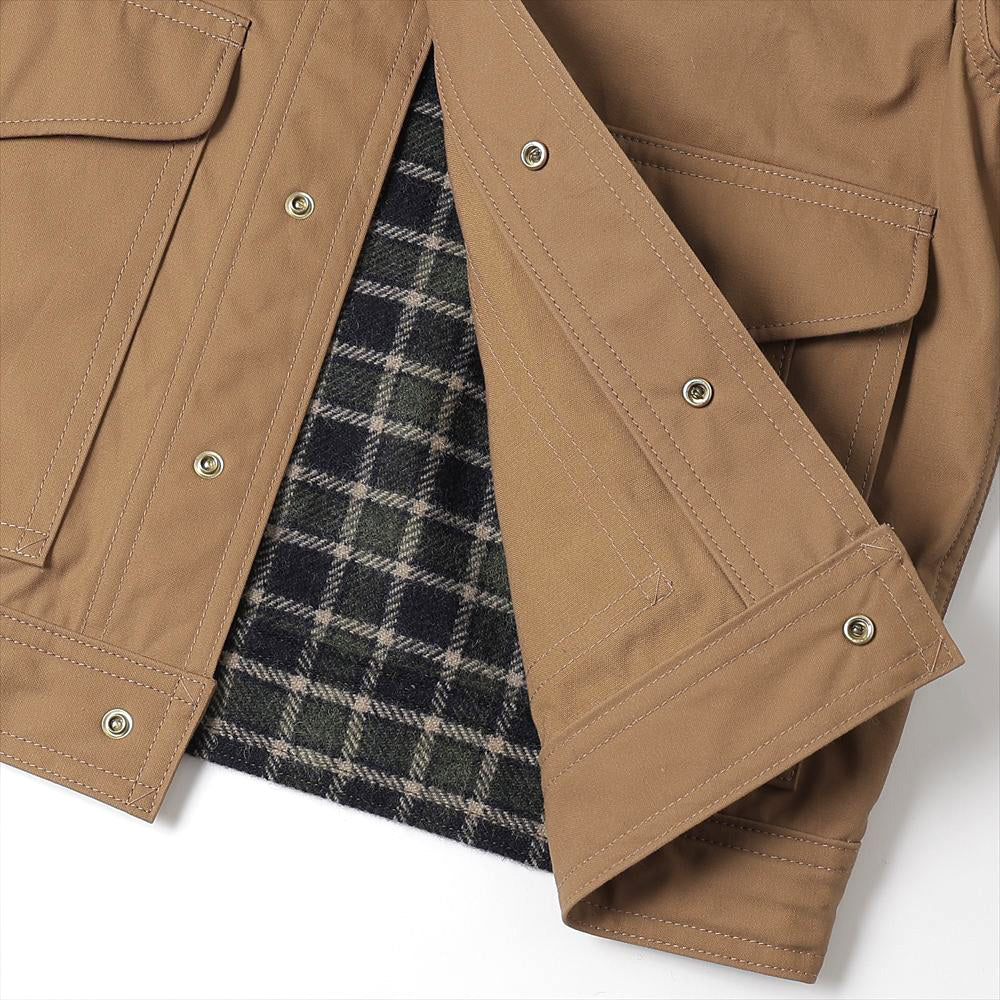 Cotton Oxford x Wool Nylon Check Filson Double Name