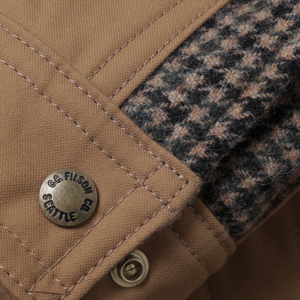 Cotton Oxford x Wool Nylon Check Filson Double Name