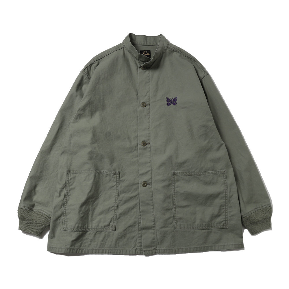 NEEDLES Army Shirt - Reversed Sateen (SX169) | NEEDLES / JACKET