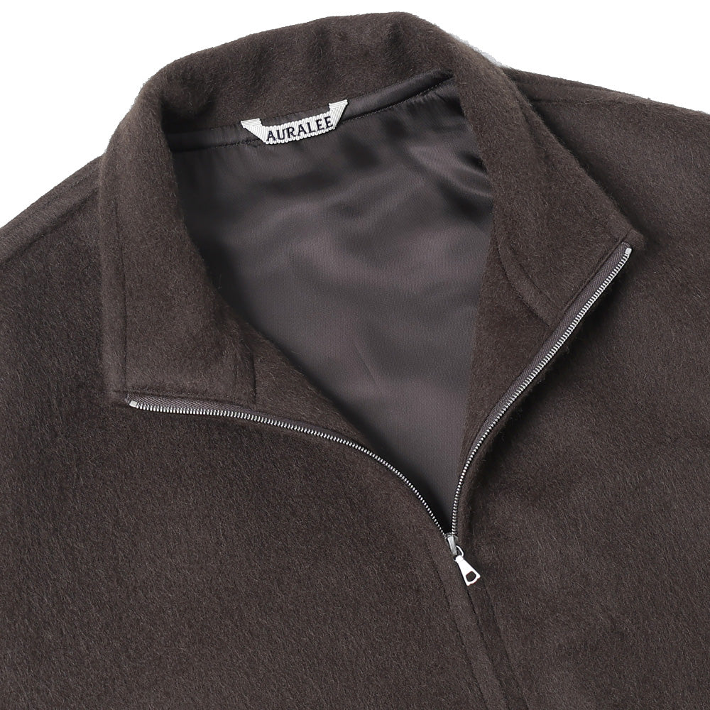 BABY CAMEL FLANNEL ZIP BLOUSON